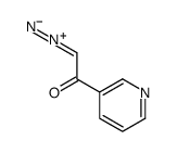 2-diazonio-1-pyridin-3-ylethenolate结构式