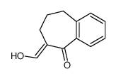 6-[1-Hydroxy-meth-(Z)-ylidene]-6,7,8,9-tetrahydro-benzocyclohepten-5-one结构式