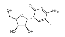 5-FLUORO-1-(β-L-RIBOFURANOSYL)CYTOSINE (4-AMINO-5-FLUORO-1-β-L-RIBOFURANOSYLPYRIMIDINONE) Structure