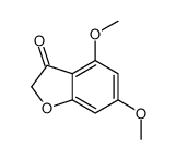 4,6-dimethoxy-1-benzofuran-3-one结构式