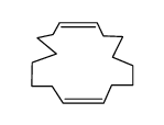 cyclohexadeca-1,9-diene Structure