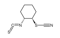 trans-1-isothiocyanato-2-thiocyanatocyclohexane Structure