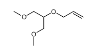 3-(2-methoxy-1-methoxymethyl-ethoxy)-propene结构式