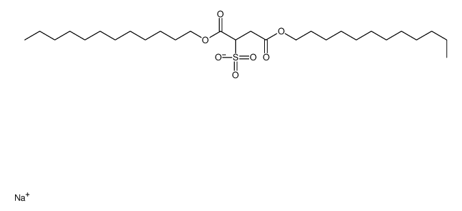 sodium,1,4-didodecoxy-1,4-dioxobutane-2-sulfonate结构式