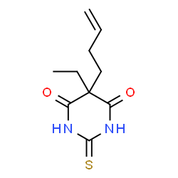 4,6(1H,5H)-Pyrimidinedione,5-(3-butenyl)-5-ethyldihydro-2-thioxo-(9CI)结构式