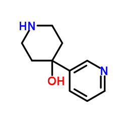 4-(3-Pyridinyl)-4-piperidinol Structure