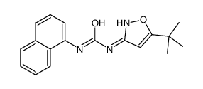1-[5-(2-Methyl-2-propanyl)-1,2-oxazol-3-yl]-3-(1-naphthyl)ure Structure