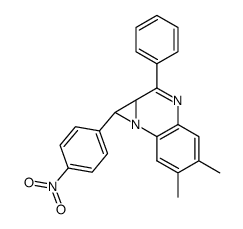 5,6-dimethyl-1-(4-nitrophenyl)-2-phenyl-1,1a-dihydroazireno[1,2-a]quinoxaline Structure