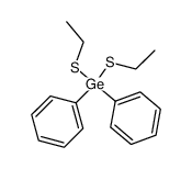 bis(ethylthio)diphenylgermane Structure