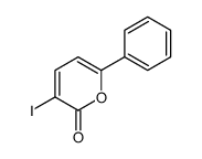 3-iodo-6-phenylpyran-2-one Structure