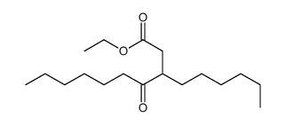 ethyl 3-hexyl-4-oxodecanoate Structure