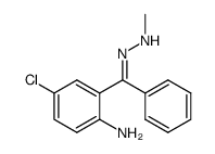 2-Amino-5-chlorbenzophenonmethylhydrazon Structure