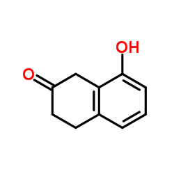 8-Hydroxy-3,4-dihydro-2(1H)-naphthalenone Structure
