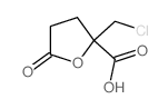 2-(chloromethyl)-5-oxo-oxolane-2-carboxylic acid structure