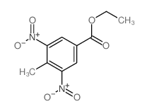 ethyl 4-methyl-3,5-dinitro-benzoate结构式