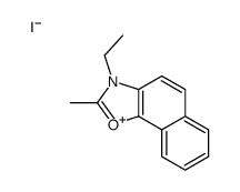 3-ethyl-2-methylbenzo[g][1,3]benzoxazol-3-ium,iodide结构式