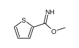 methyl 2-thiophene carboximidate Structure