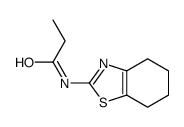 N-(4,5,6,7-tetrahydro-1,3-benzothiazol-2-yl)propanamide Structure