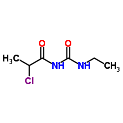 1-(2-Chloro-propionyl)-3-ethyl-urea结构式