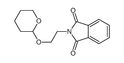 2-[2-(oxan-2-yloxy)ethyl]isoindole-1,3-dione结构式