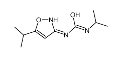 1-propan-2-yl-3-(5-propan-2-yl-1,2-oxazol-3-yl)urea结构式