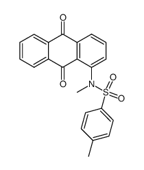 1-[methyl-(toluene-4-sulfonyl)-amino]-anthraquinone结构式