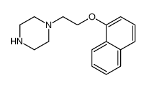 1-(2-naphthalen-1-yloxyethyl)piperazine Structure