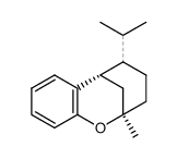 2-Oxa-1-methyl-6-isopropyl-3,4-benzobicyclo-<3,3,1>-nonan Structure