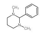 1,3-dimethyl-2-phenyl-1,3-diazinane结构式