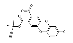 2-Methyl-3-butyn-2-yl 5-(2',4'-dichlorophenoxy)-2-nitrobenzoate Structure