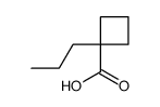 1-propylCyclobutanecarboxylic acid结构式