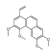 1-ethenyl-3,4,6,7-tetramethoxyphenanthrene结构式