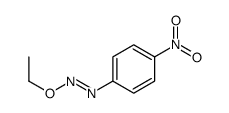 ethoxy-(4-nitrophenyl)diazene结构式