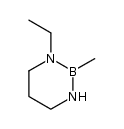 1-ethyl-2-methyl-[1,3,2]diazaborinane结构式