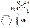 3-fluoro-D-[2-2H]alanine benzenesulphonate structure