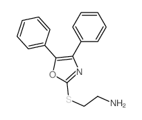 2-((4,5-diphenyl-1,3-oxazol-2-yl)thio)ethanamine Structure