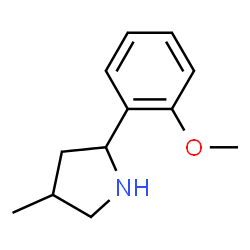 Pyrrolidine, 2-(2-methoxyphenyl)-4-methyl- (9CI)结构式