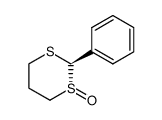 trans-(1R,2R)-2-phenyl-1,3-dithiane 1-oxide结构式