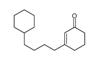 3-(4-cyclohexylbutyl)cyclohex-2-en-1-one Structure