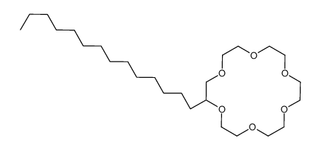 2-tetradecyl-1,4,7,10,13,16-hexaoxacyclooctadecane结构式