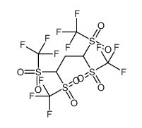 1,1,3,3-tetrakis(trifluoromethylsulfonyl)propane Structure
