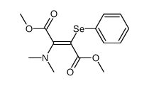 (E)-2-Dimethylamino-3-phenylselanyl-but-2-enedioic acid dimethyl ester结构式