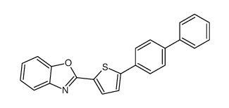2-[5-(4-phenylphenyl)thiophen-2-yl]-1,3-benzoxazole Structure