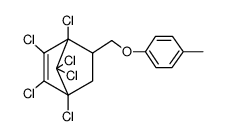 1,2,3,4,7,7-Hexachloro-5-p-tolyloxymethyl-bicyclo[2.2.1]hept-2-ene结构式