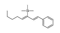 trimethyl(1-phenylocta-1,3-dien-3-yl)silane Structure