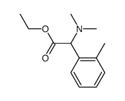 ethyl 2-(dimethylamino)-2-o-tolylacetate Structure