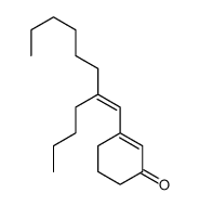 3-(2-butyloct-1-enyl)cyclohex-2-en-1-one Structure