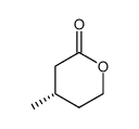 (S)-4-methyltetrahydro-2H-pyran-2-one结构式