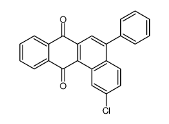 2-chloro-5-phenylbenzo[a]anthracene-7,12-dione结构式