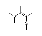 Dimethyl[1-methyl-2-(trimethylsilyl)-1-propenyl]borane结构式